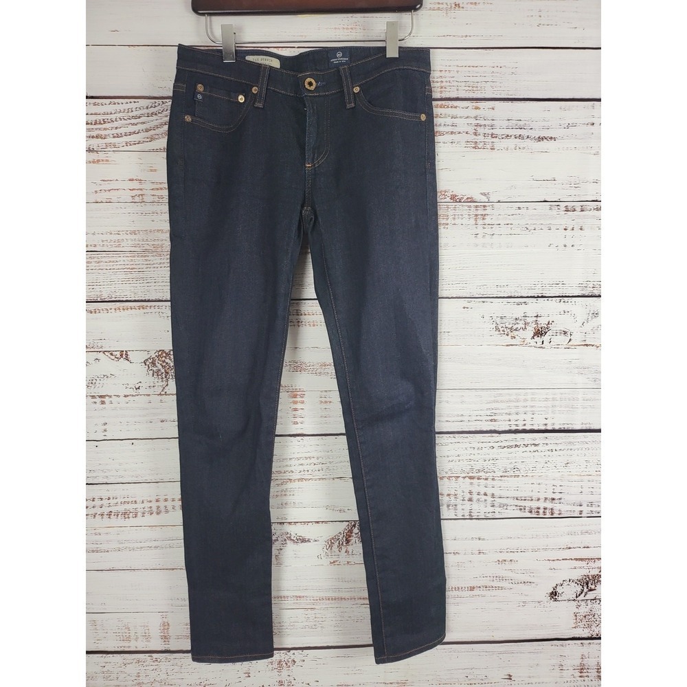 AG Adriano Goldschmied The Stevie Slim Straight Jeans 27 Womens Low Rise